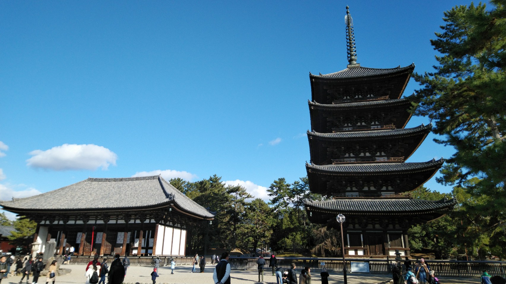 東金堂と五重塔