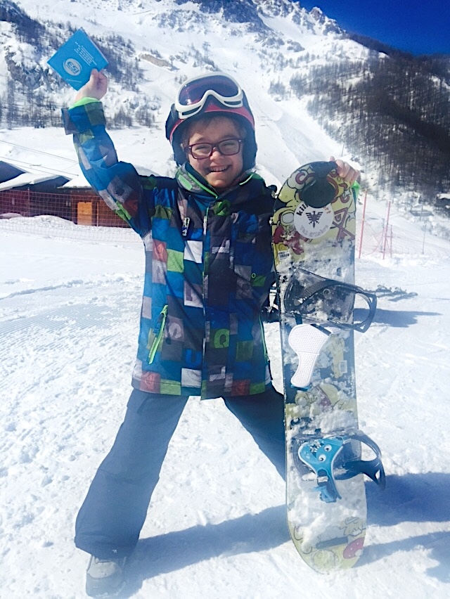 cours de snowboard pour enfant