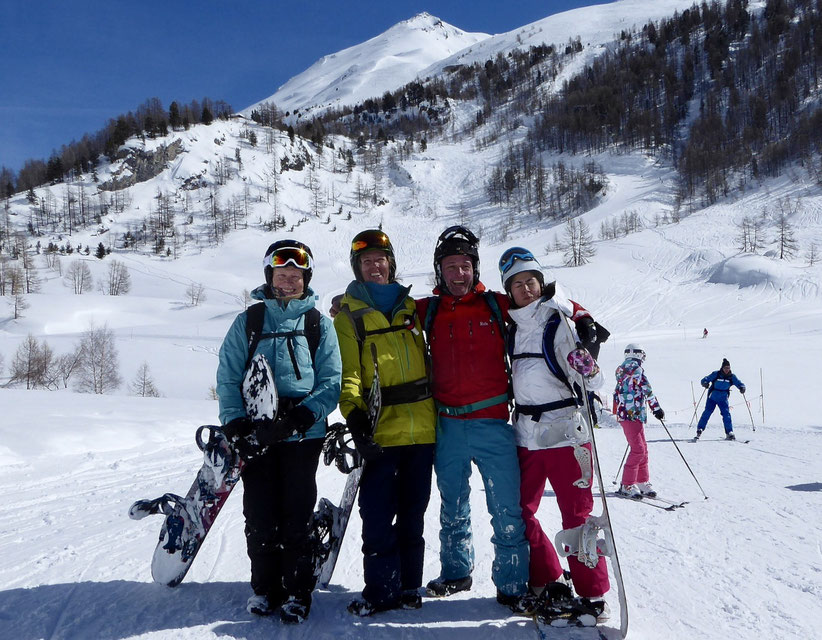 all day sessions being out in the powder