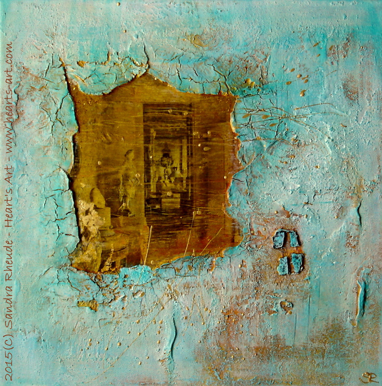 'Memories' - 2015/11 - Acryl/MixedMedia auf Leinwand - 40 x 40 cm - € 190