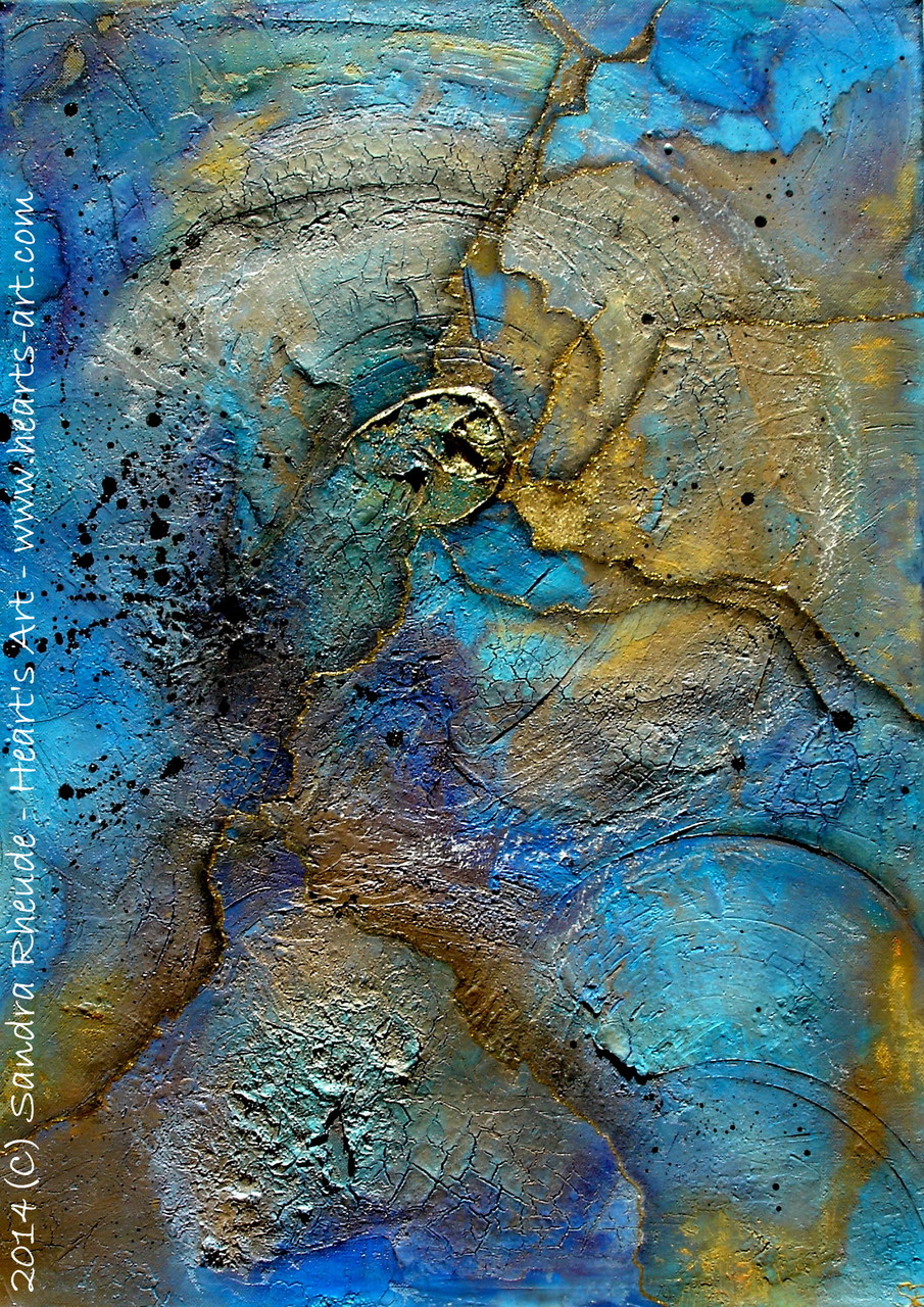 'Zeitrisse' - 2014/49 - Acryl/MixedMedia auf Leinwand - 50 x 70 cm - € 330