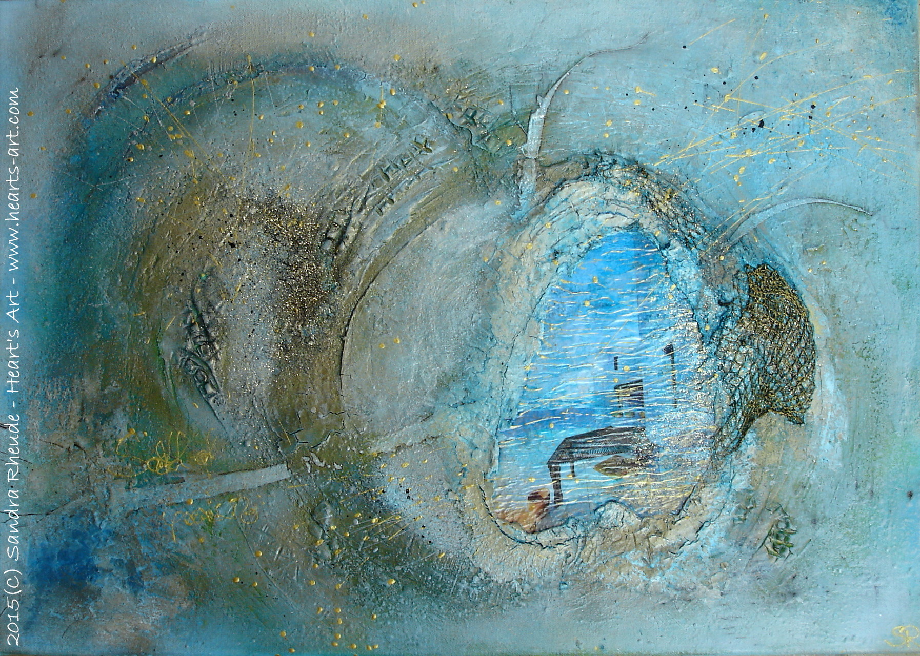 'Dreamscape' - 2015/14 - Acryl/MixedMedia auf Leinwand - 70 x 50 cm - € 290