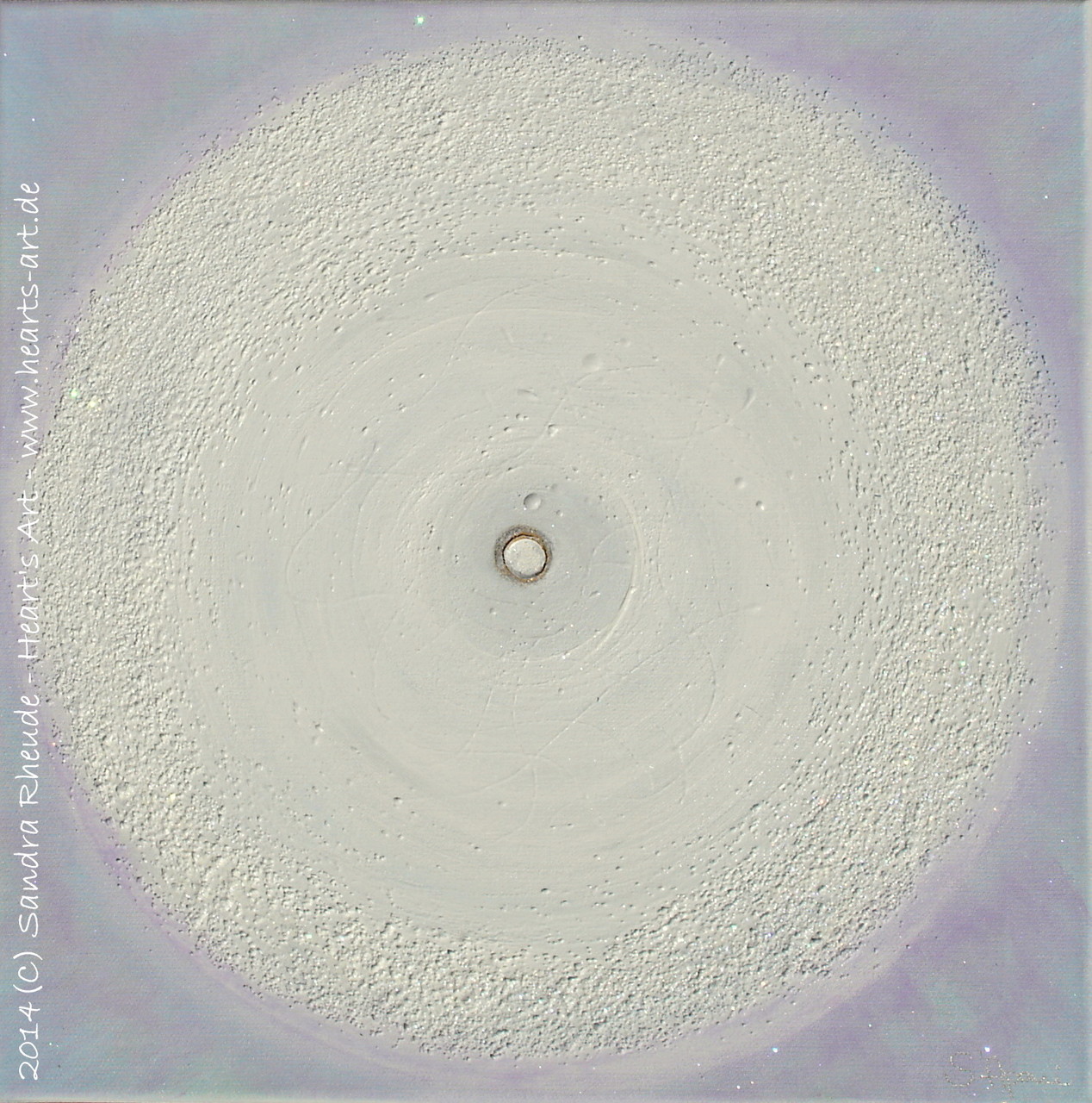 'Die Stille' - 2014/21 - Acryl/MixedMedia auf Leinwand - 40 x 40 cm - € 190