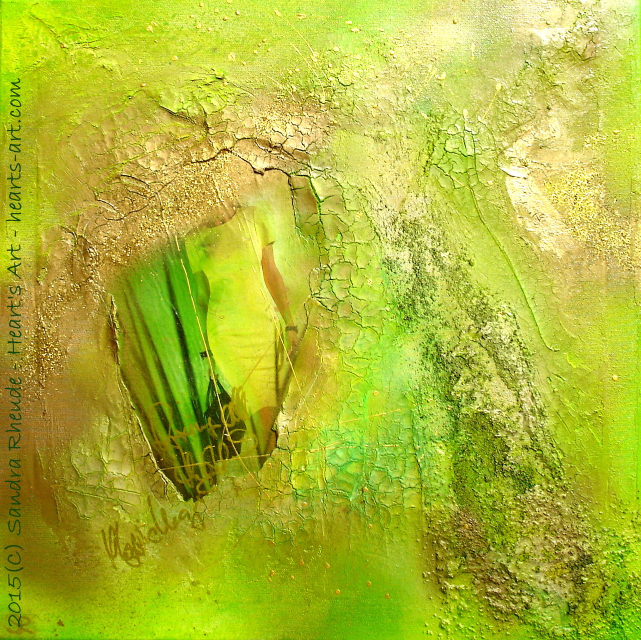 'Magic Spring' - 2015/07 - Acryl/MixedMedia auf Leinwand - 50 x 50 cm - € 290