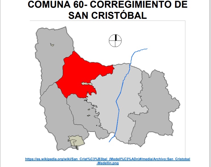 "COMUNA 60 - CORREGIMIENTO DE SAN CRISTÓBAL, DECIDE SOBRE SU TERRITORIO DESDE LA PARTICIPACIÓN CIUDADANA"