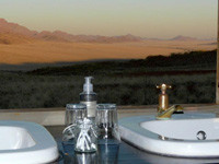 Badezimmer mit Ausblick, Wolwedans