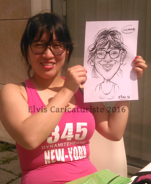 Animation caricaturiste, ICN business school Metz