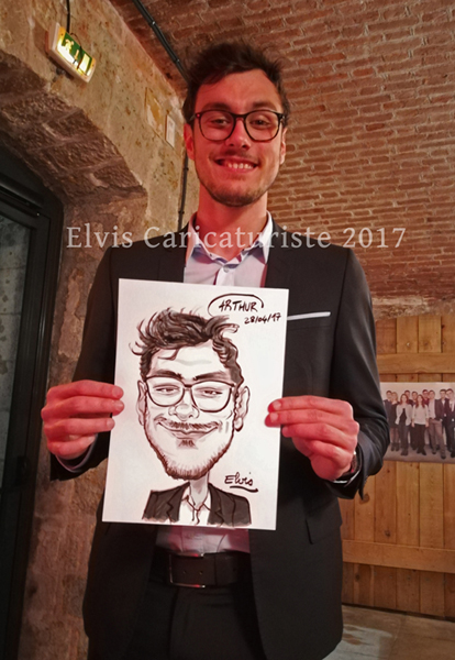 Animation caricaturiste, ESNA business school Nancy