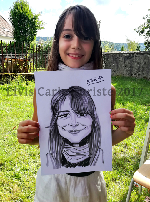 Animation caricatures, fête d'entreprise, Vosges