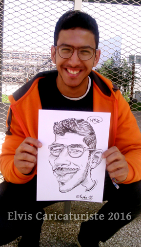 Animation caricaturiste, étudiant Nancy