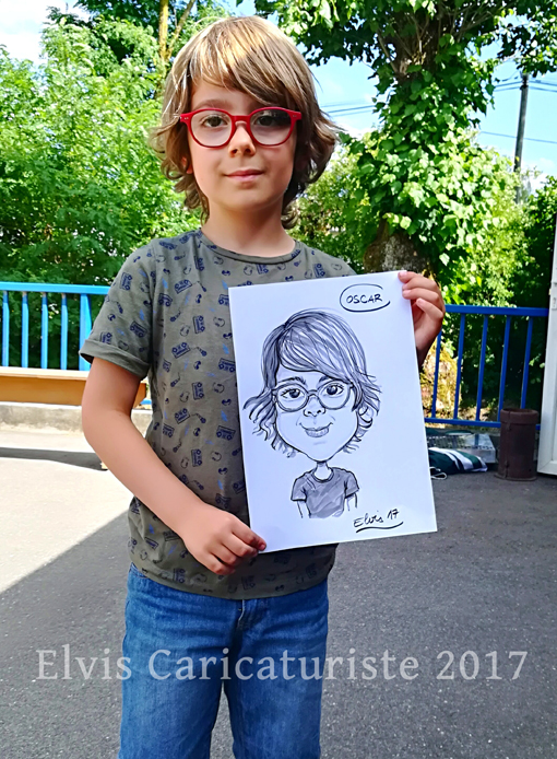 Animation caricatures, fête de la musique, Meuse