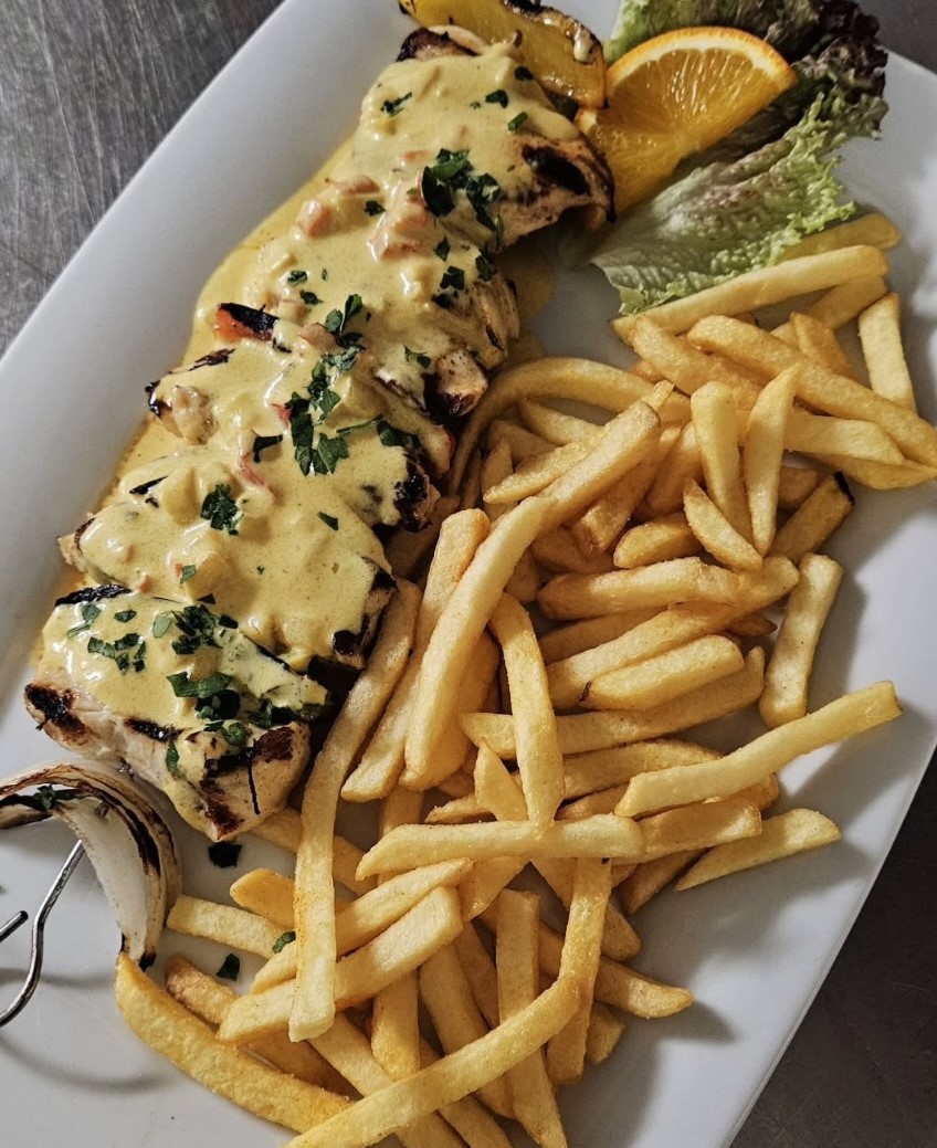 Hühnchen Souvlaki