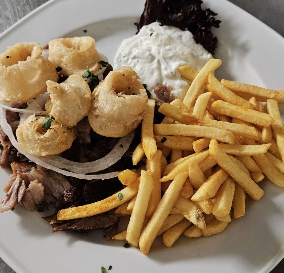 Gyros mit Kalamaris