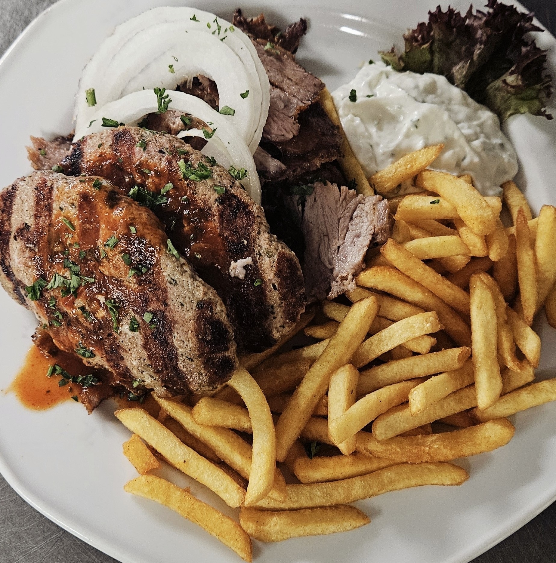 Gyros mit 2 Souzoukia