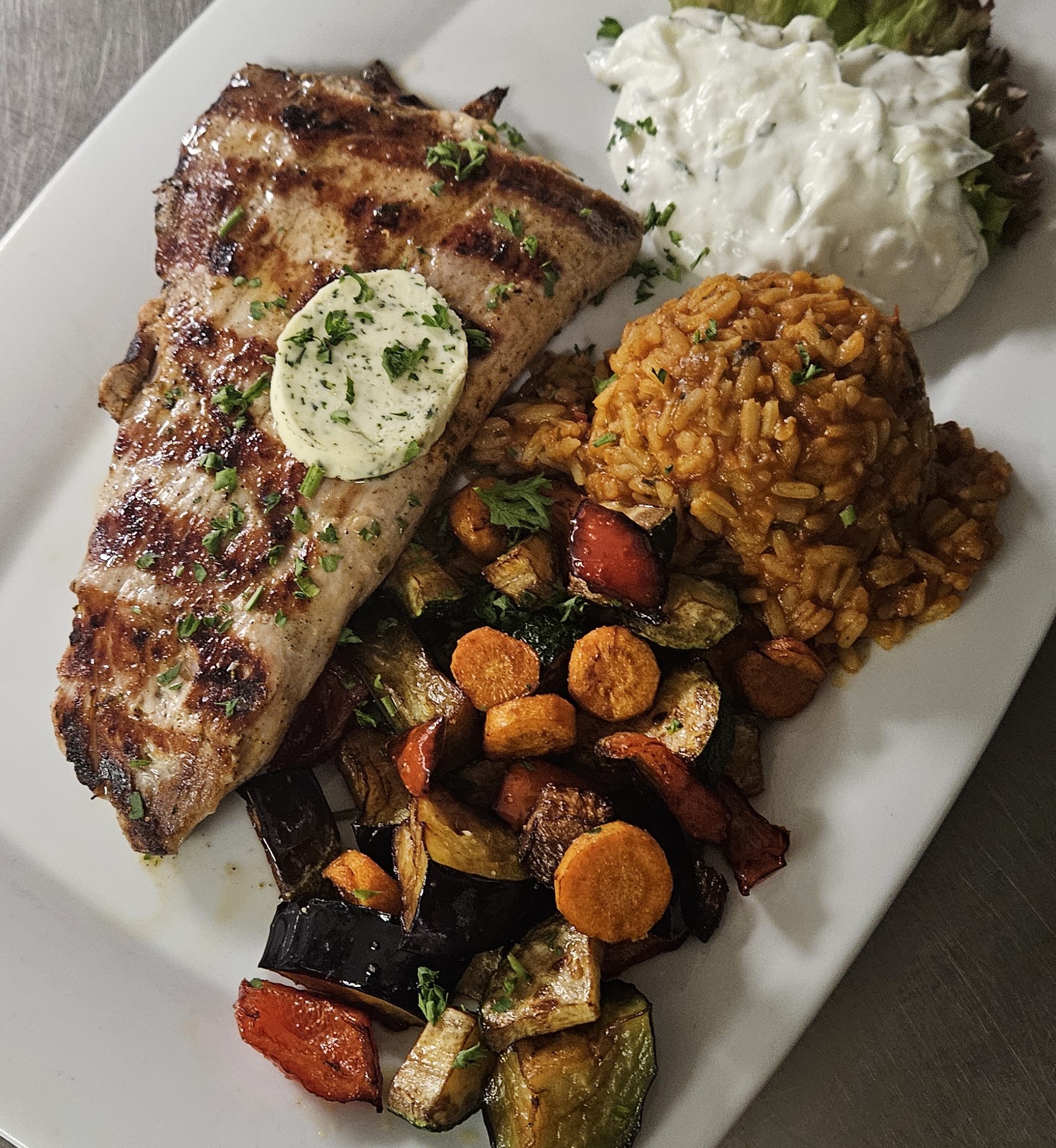 gefülltes Schweinefilet
