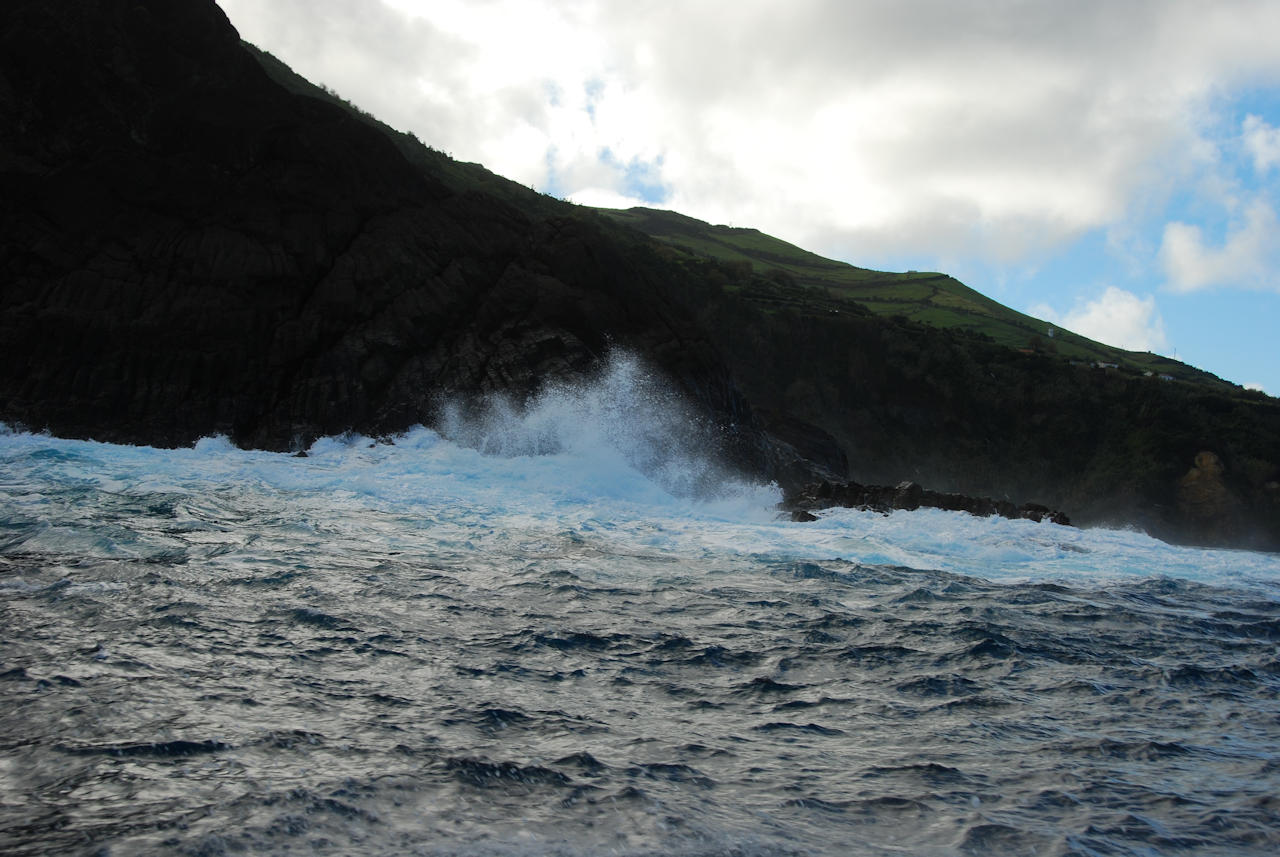 Azores 10.10.2015 - Flores: Arrival at Flores.