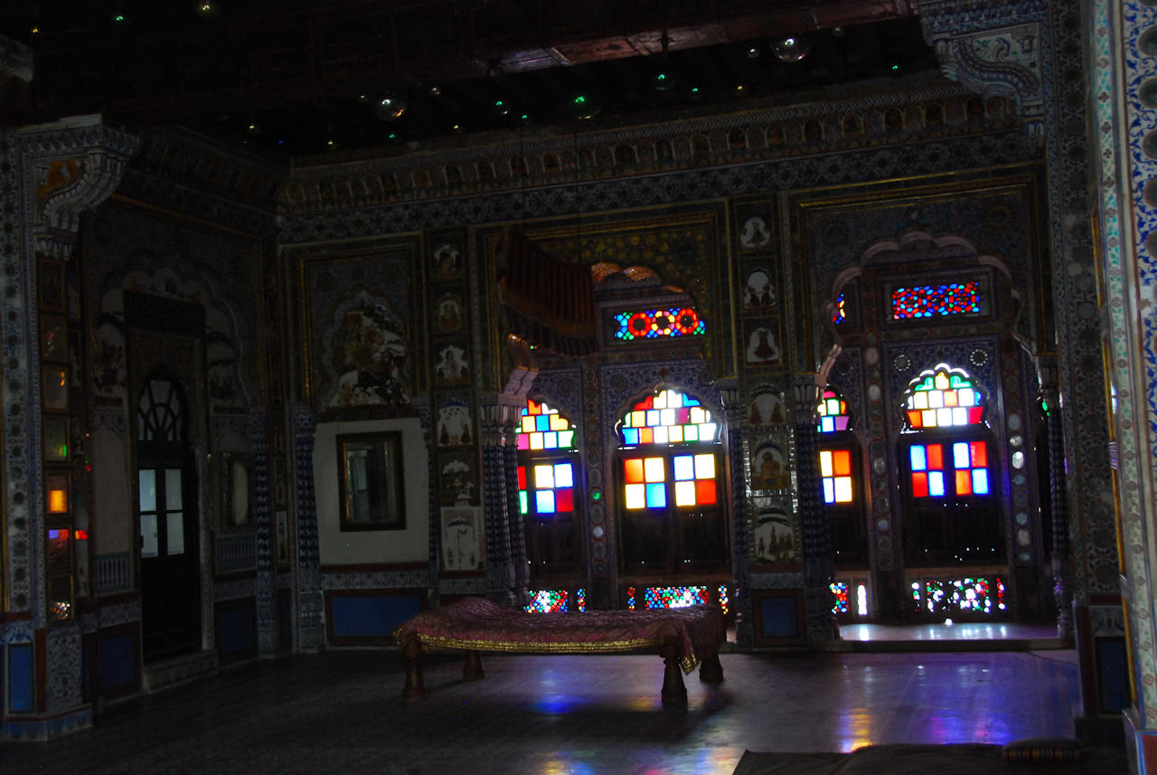 Jodhpur 13.11.2014: Mehrangarh Fort, Phul Mahal (Flower Palace), 18th century.