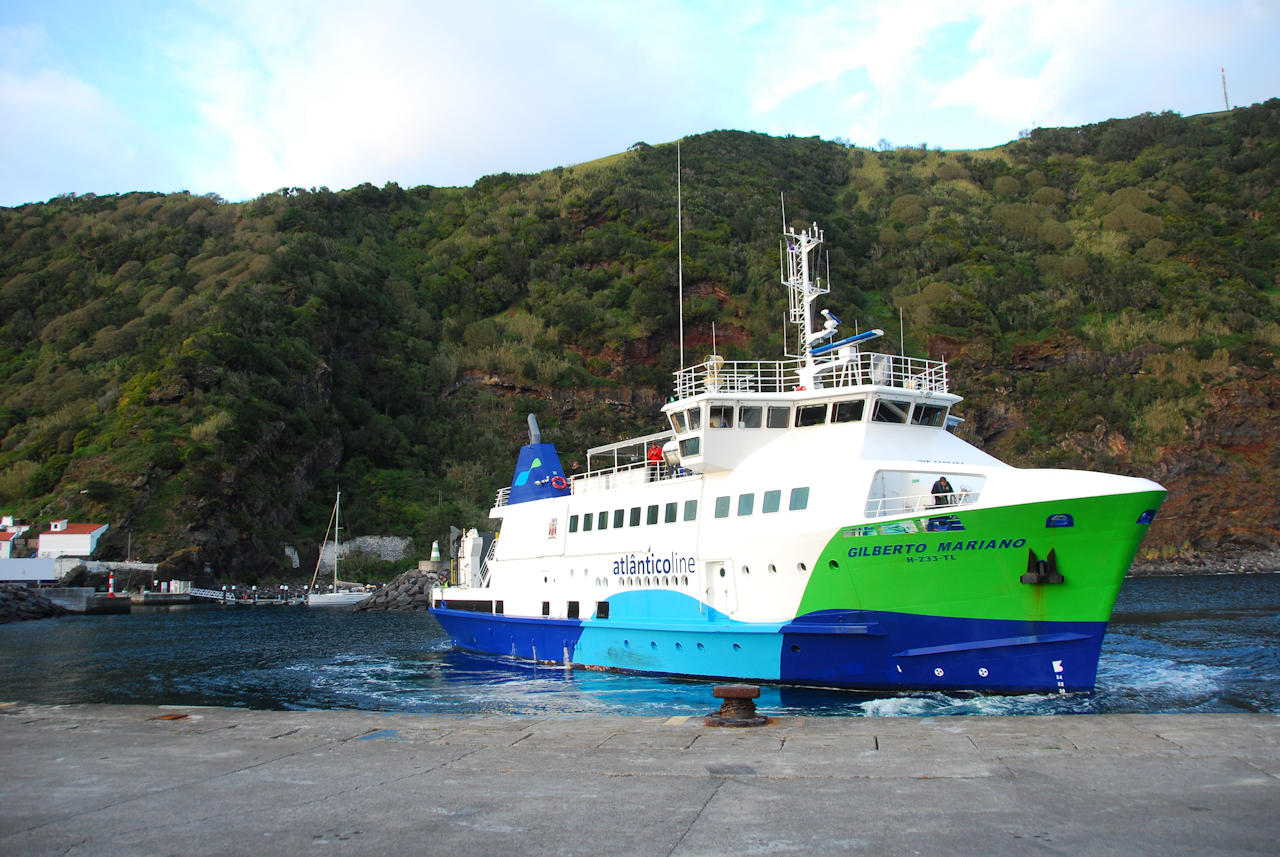 Azores 15.10.2015 - Sao Jorge:  Departure from Velas to Horta, Faial.