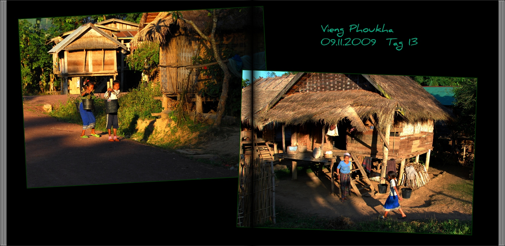 Laos 2009 --- photobook: pages 38+39