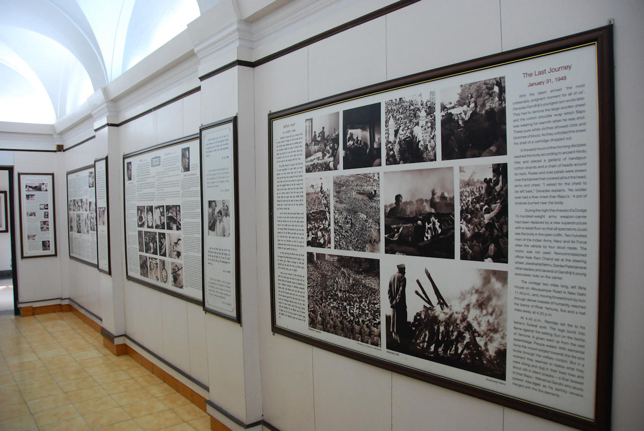 Delhi 07.11.2014: Gandhi Smriti, museum inside Gandhi Smriti (Gandhi Remembrance), formerly known as Birla House.