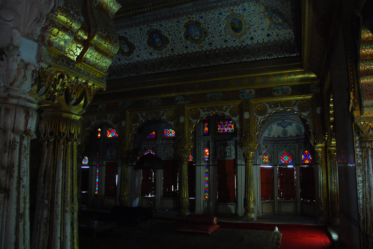 Jodhpur 13.11.2014: Mehrangarh Fort, Phul Mahal (Flower Palace).