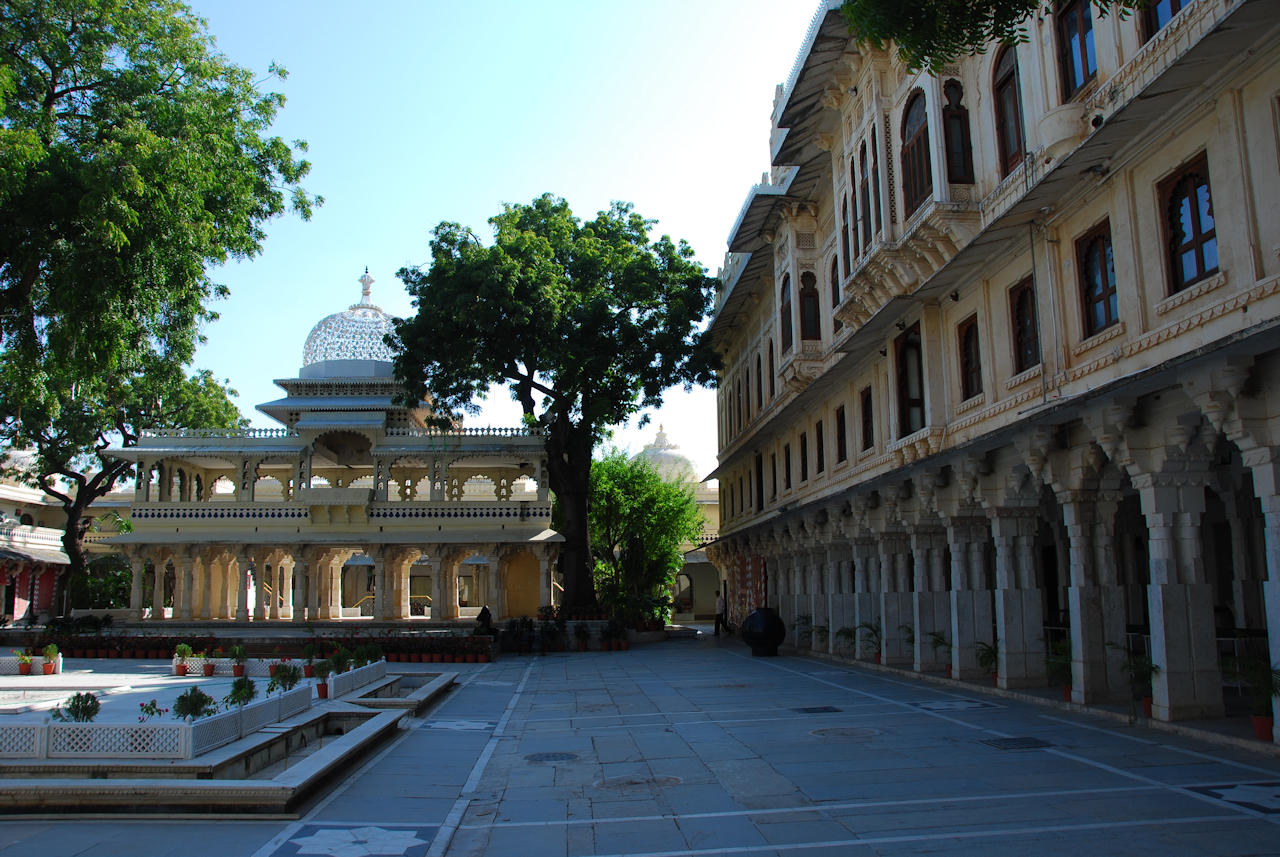 Udaipur 19.11.2014: Zenana Mahal, royal ladie's quarters 17th century.