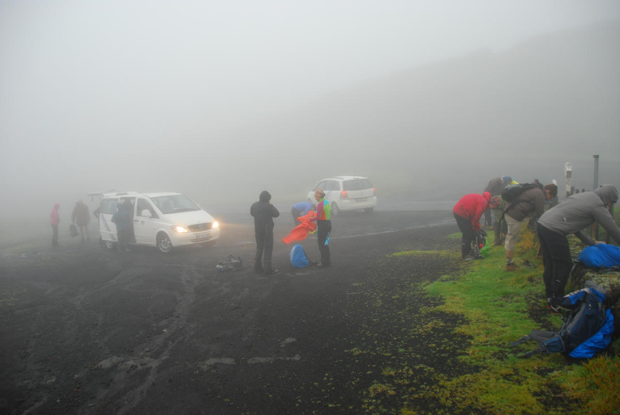 Azores 15.10.2015 - Sao Jorge:  Start of the trek Pico da Esperanca to Norte Grande.