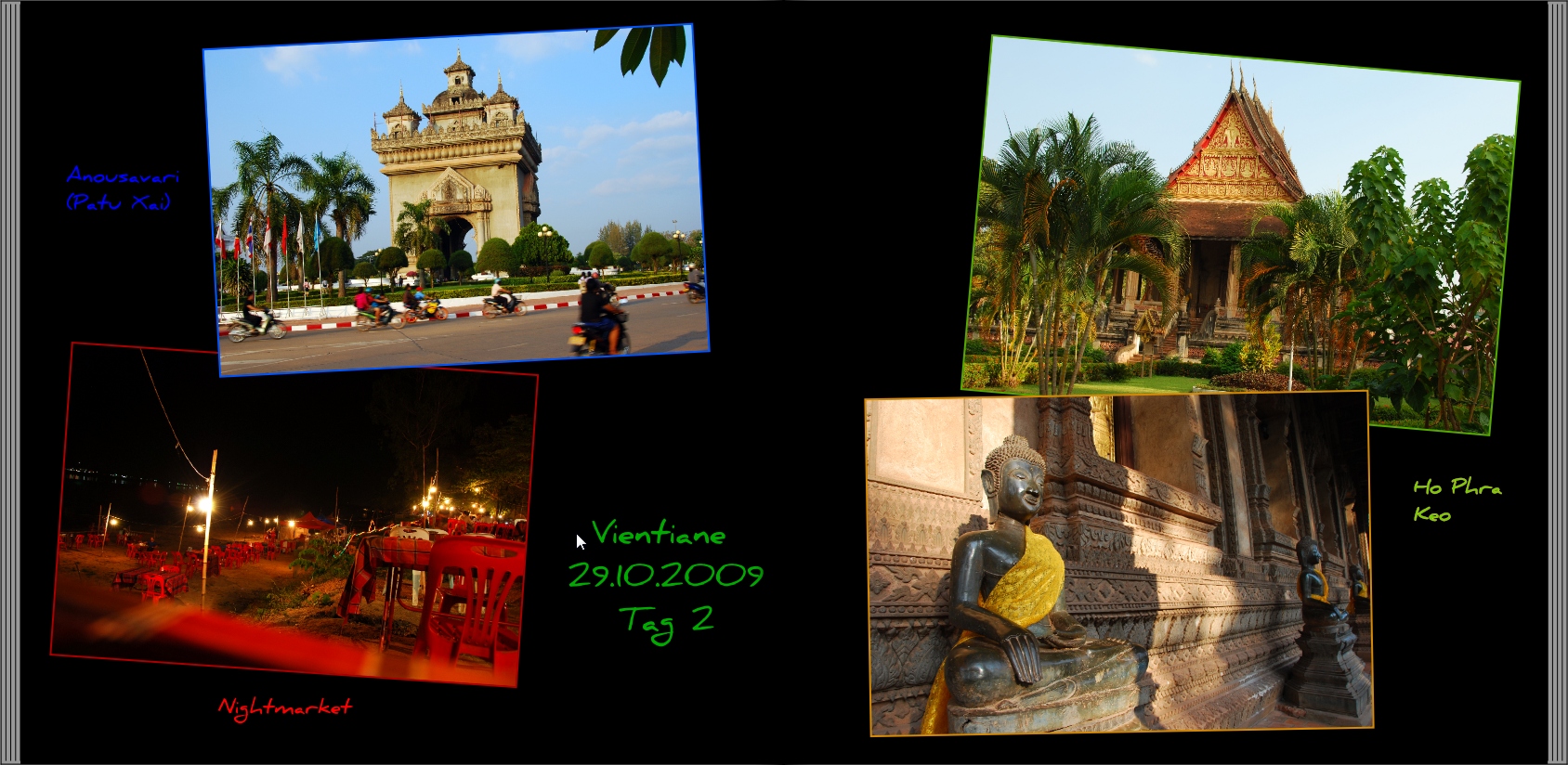 Laos 2009 --- photobook: pages 2+3