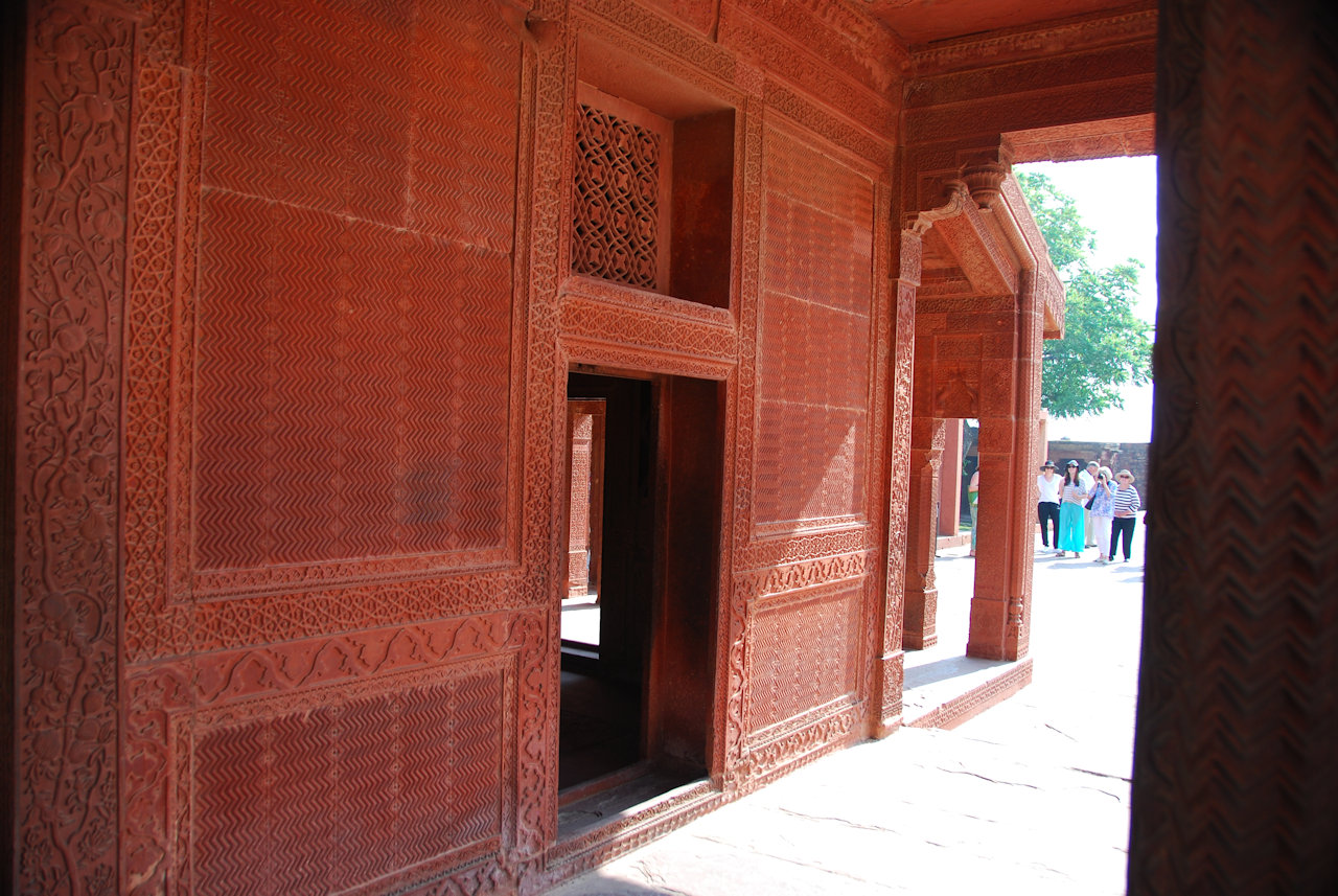 Fatehpur Sikri 28.11.2014: Rumi Sultana, the palace of Akba's turkish muslim wife.