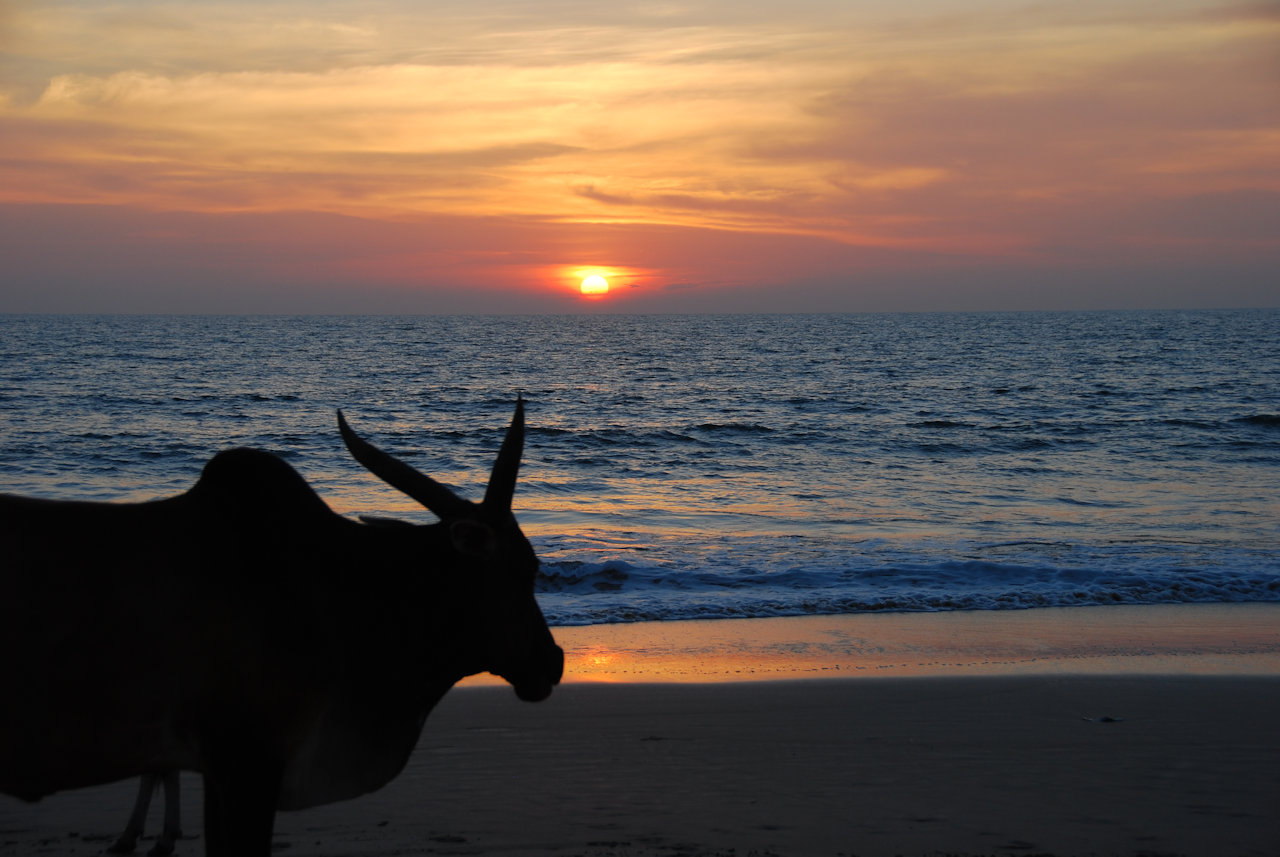 Sunset @ Agonda Beach, Goa 20.11.2010