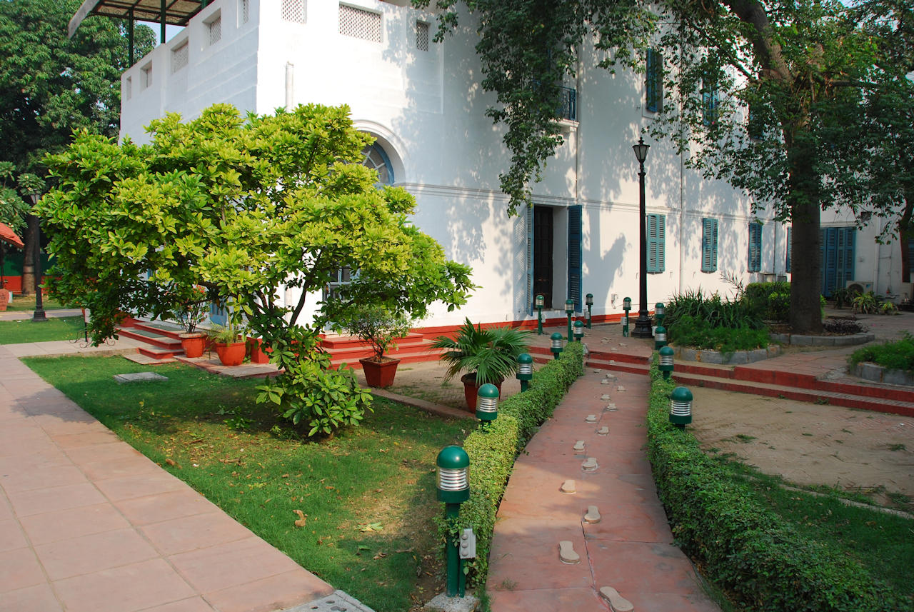 Delhi 07.11.2014: Gandhi Smriti, Gandhi's last path from his private room at Birla House.