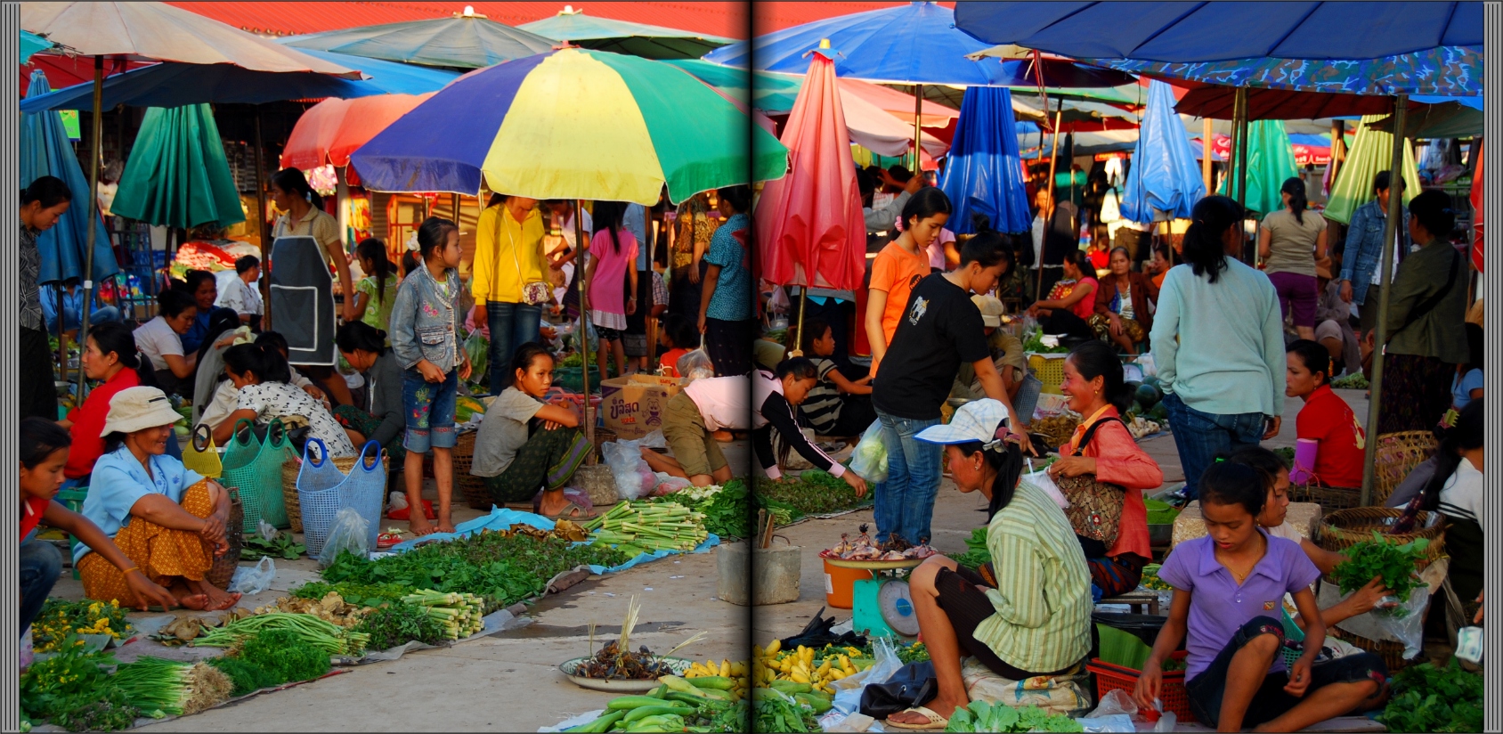 Laos 2009 --- photobook: pages 8+9