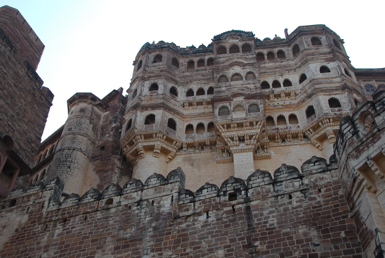 Jodhpur 13.11.2014: Mehrangarh Fort consists of several palaces inside.
