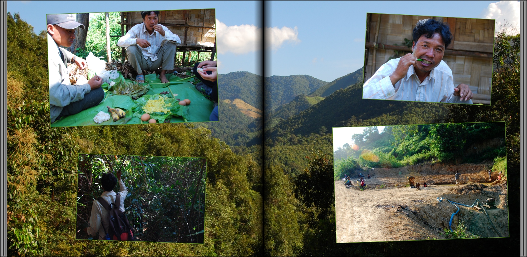 Laos 2009 --- photobook: pages 42+43
