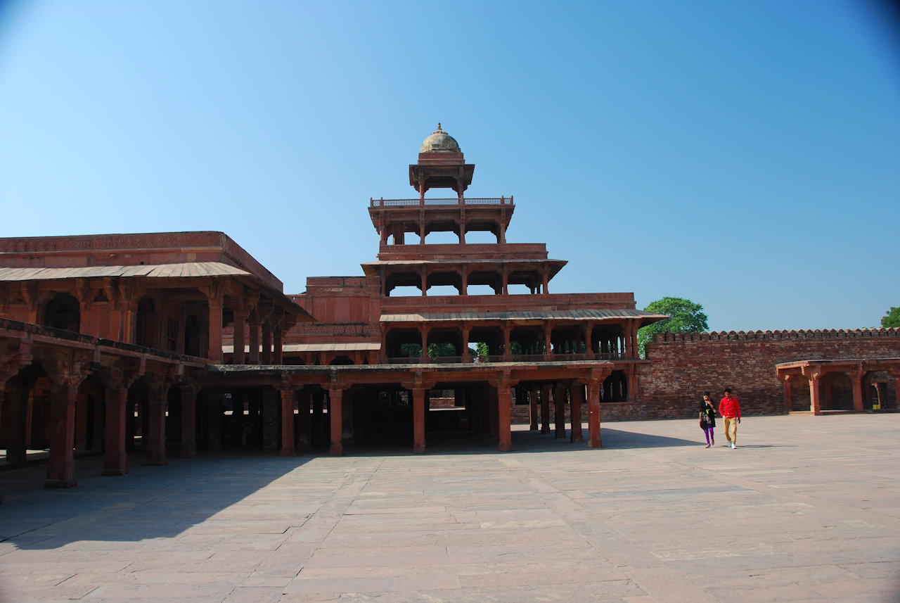 Fatehpur Sikri 28.11.2014: Panch Mahal.