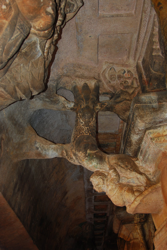 Badami, Karnataka 15.11.2010: Inside the caves.