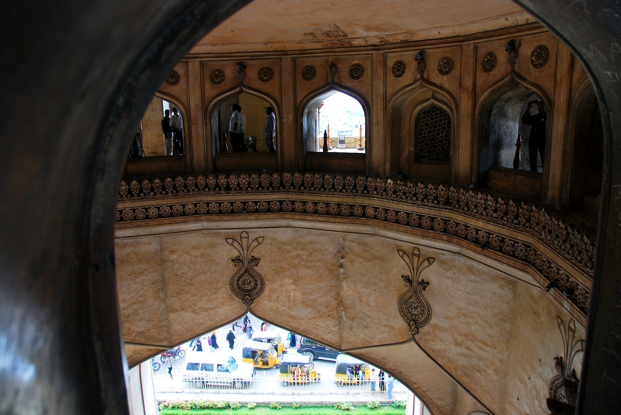Hyderabad, 03.11.2010: Inside the Charminar.