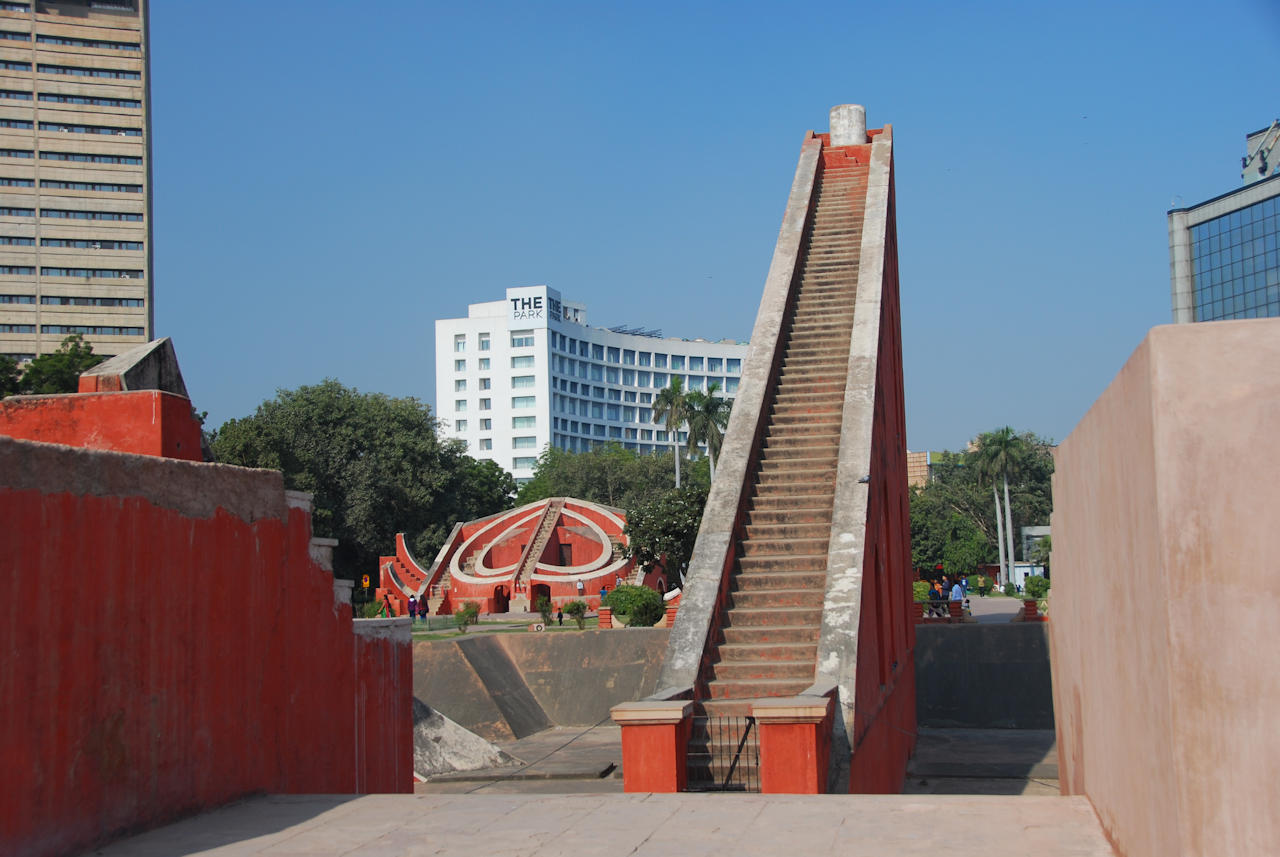 Delhi 30.11.2014: Jantar Mantar is one of five observatories built by Maharaja Man Singh II.