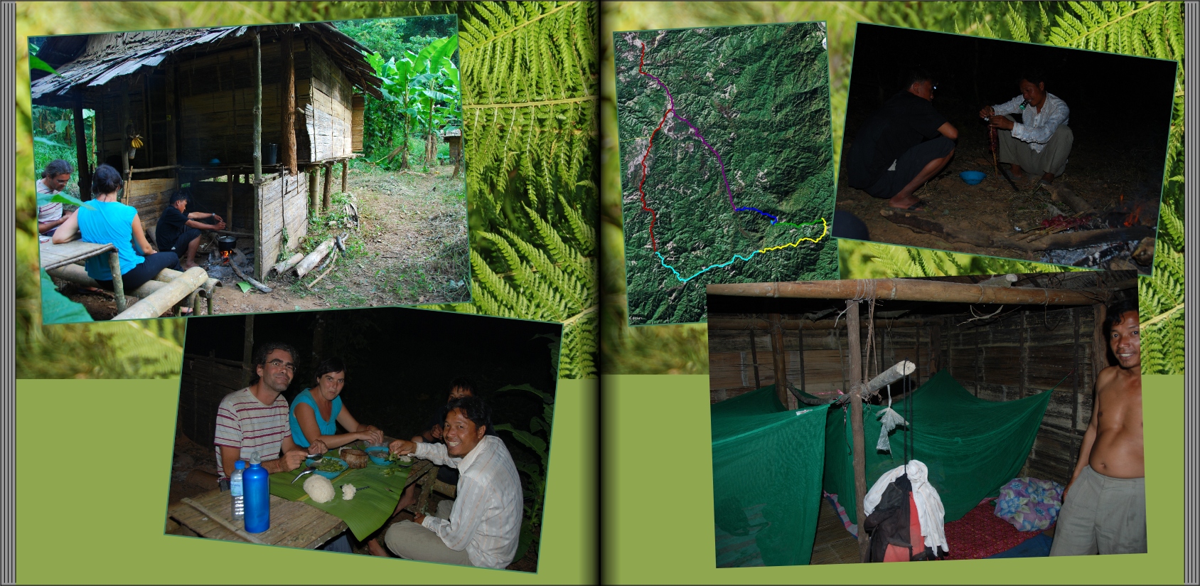 Laos 2009 --- photobook: pages 40+41