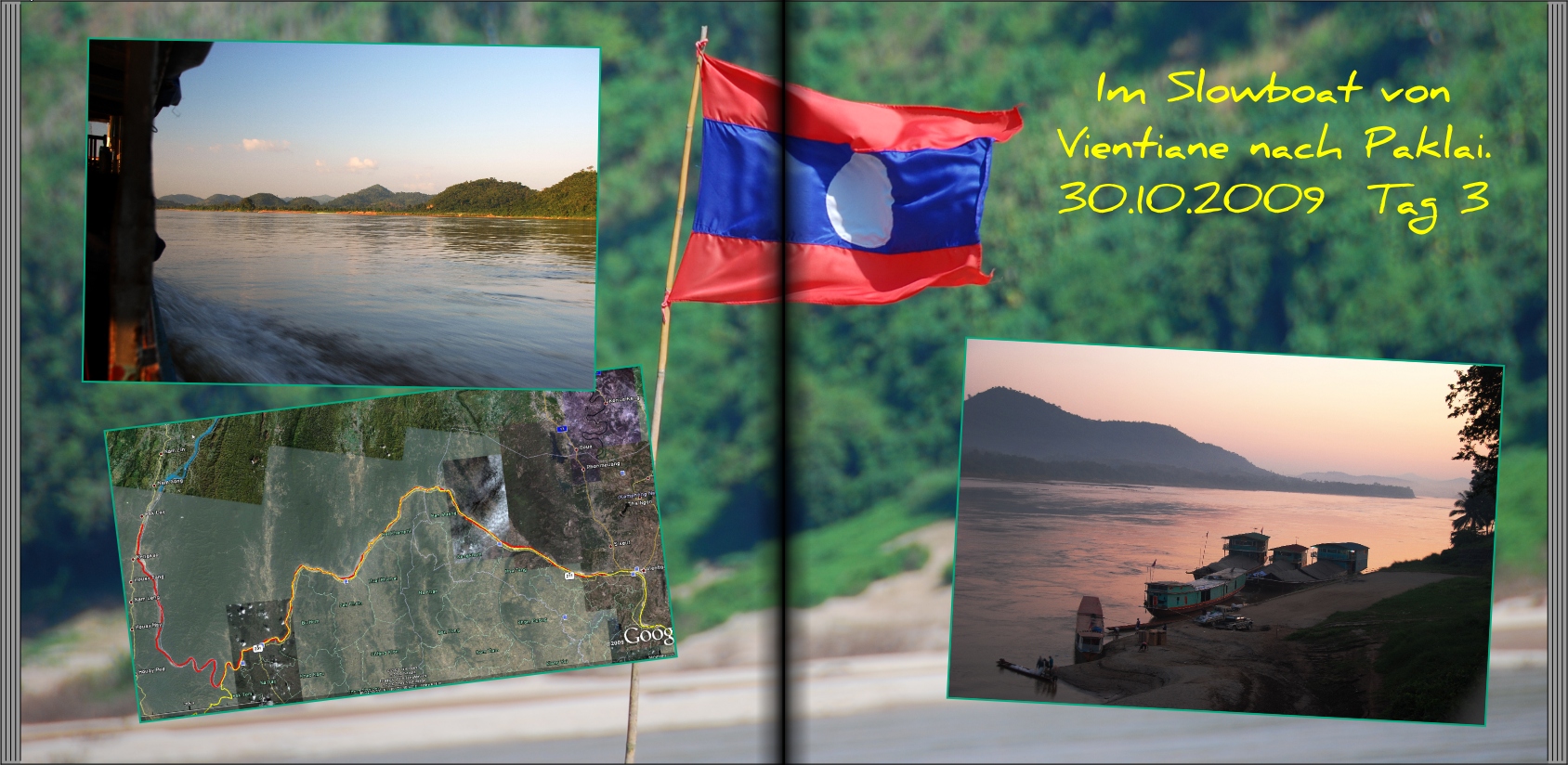 Laos 2009 --- photobook: pages 4+5