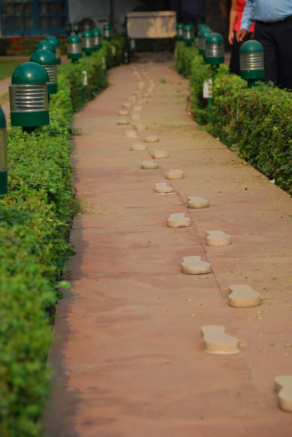 Delhi 07.11.2014: Gandhi Smriti, Mahatmy Gandhi's final steps.
