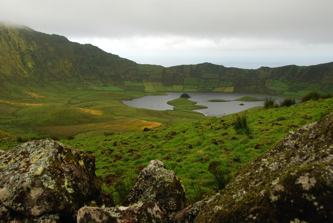 Azores 10.10.2015 - Corvo: Lagoa do Caldeirao.