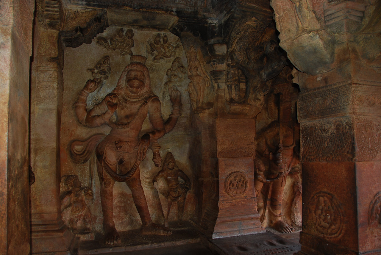 Badami, Karnataka 15.11.2010: Inside the caves.