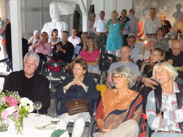 Finissage Ausstellung Elke Schweigart u. Volker Tiemann / Kulturpark Seekamp / 06.07.25 / Fotograf: Rolf Johanning