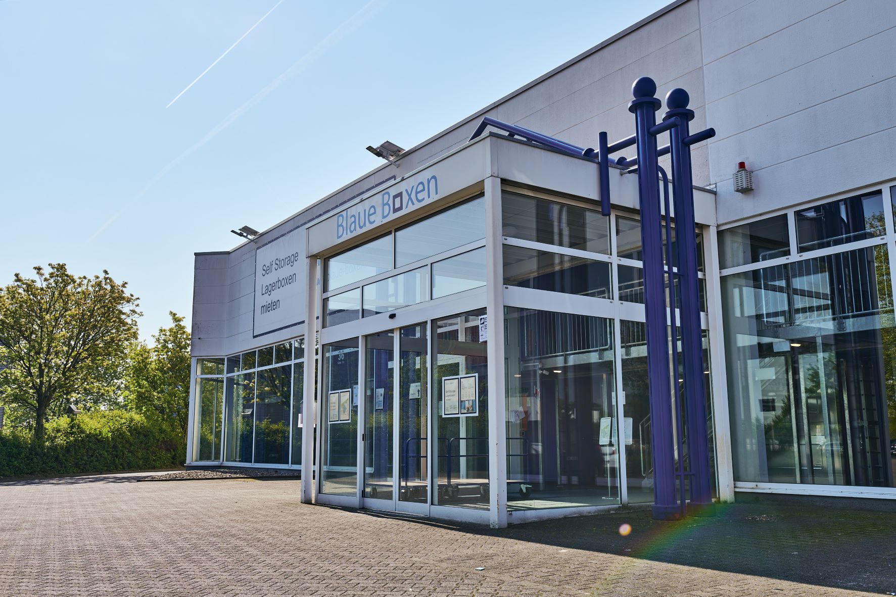 Lagerraum mieten - Blaue Boxen Self Storage
