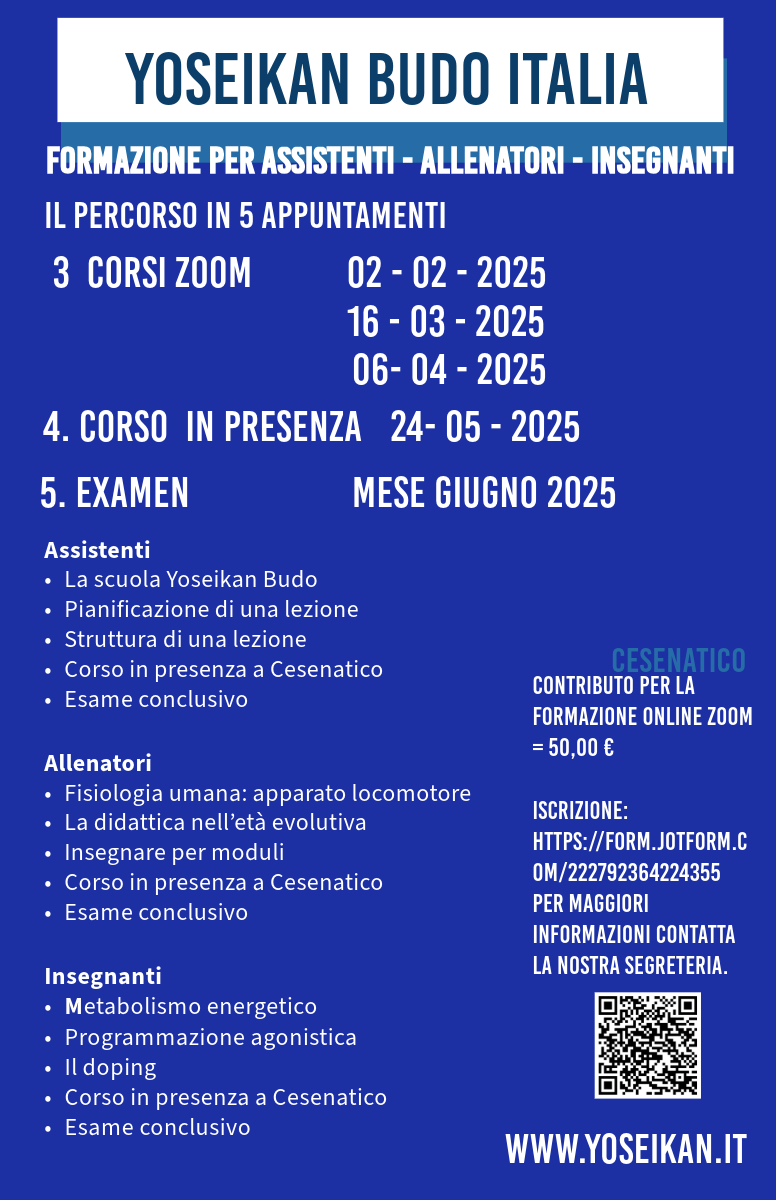 16-03-2025 - 2° CORSO DI FORMAZIONE per ASSISTENTI - ALLENATORI - INSEGNANTI