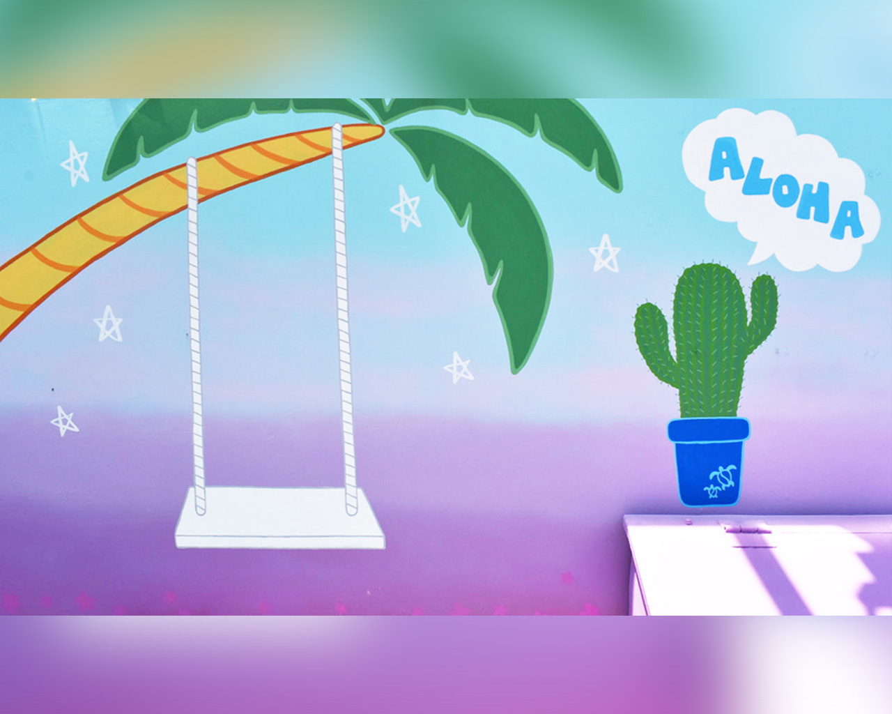 サイズw3m x h2m　イメージ：ブランコ