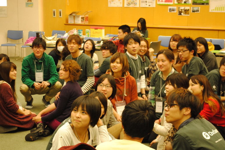 CHANGE Initiative 2013 トレーニングの様子(©Oxfam Japan)