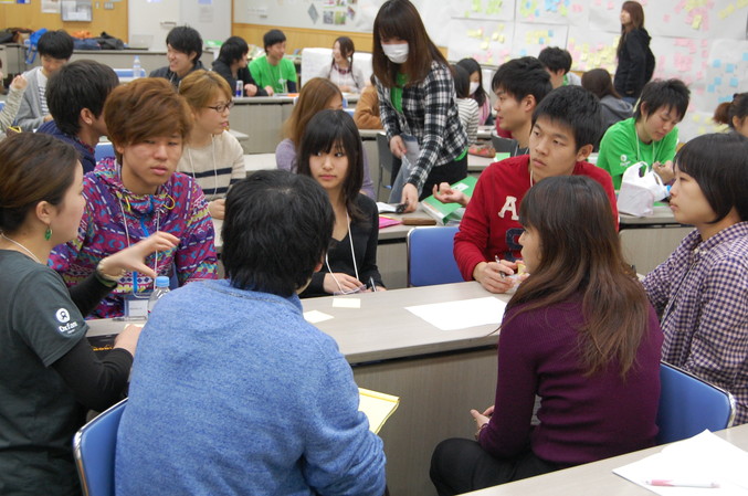 CHANGE Initiative 2014 トレーニングの様子(©Oxfam Japan)