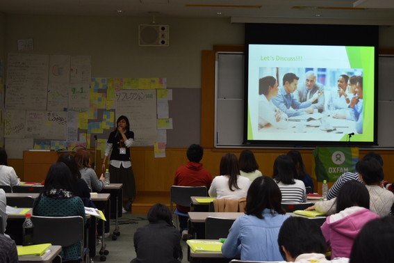 CHANGE Initiative 2016 トレーニングの様子(©Oxfam Japan)